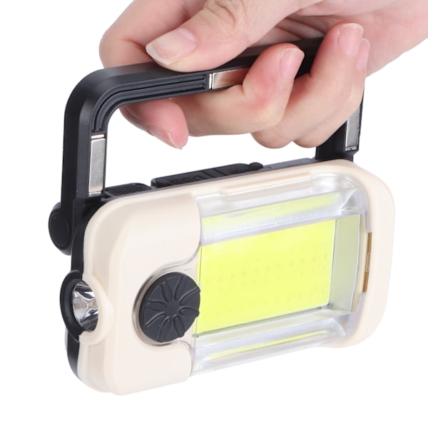 COB arbeidslys USB-lading multifunksjonell inspeksjonslampe med magnetisk base for hjemmet