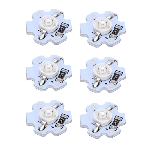 25 stk 5V LED-chips 200LM 1W High Power LED-lampeperler til gør-det-selv belysningsarmaturer Blåt lys 455‑460NM