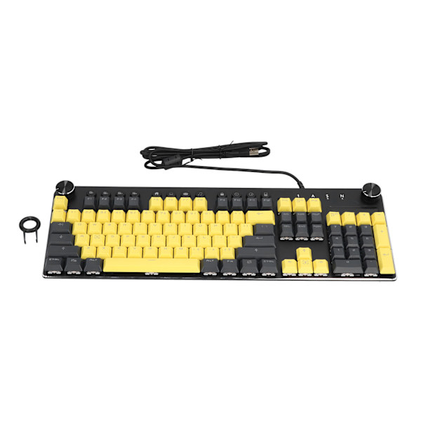 Magisk raffinert mekanisk tastatur NKRO Sterk kompatibilitet Stabil Mutiple bakgrunnsbelysningsmoduser Kablet tastatur for PCLinear Action