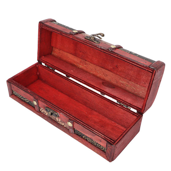 Træsmykker Opbevaringsboks Hjem Retro Udsøgt Hårnål Dokument Halskæde Armbånd Organizer Case