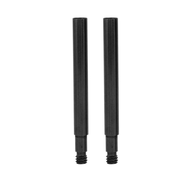2 st 60 mm Cykel Presta Ventilförlängare Inre Däckventiler Förlängning (Svart)