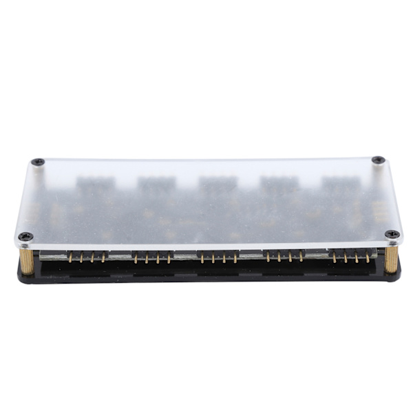 12V 4-stifts 10-portars RGB-hubb RGB-styrenhet för PC-datorns stationära moderkort