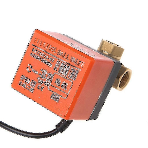 3-vägs motoriserad kulventil AC 220V DN15/20/25 Elektrisk styrning DN25