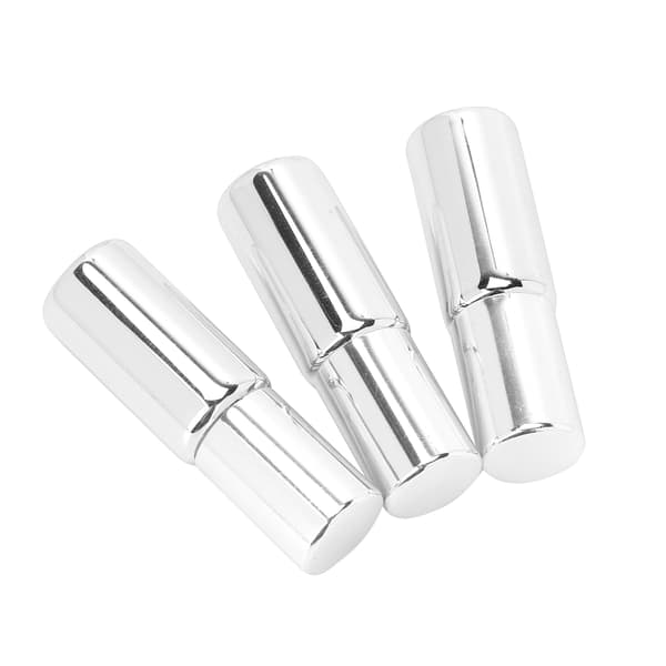 3 st professionell glasparfymrullflaska bärbar eterisk olja roll-on flaskor set 5mlSilver