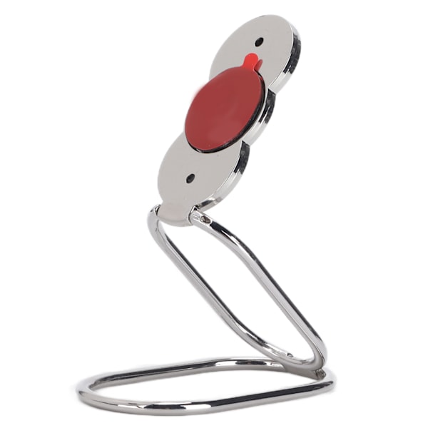 Telefonringhållare Finger Stand 360° Rotation Metall Telefon Grepp Fällbart Stativ för Magnetisk Bilfäste Silver