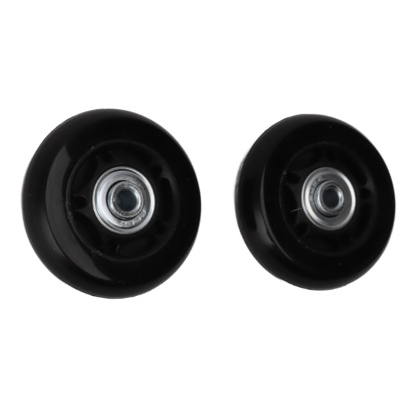 2 st Resväskor Resväska Ersättningshjul Ljudlösa Gummi Svängbara Hjul Lager Reparationssatser 70x24mm / 2.8x0.9in