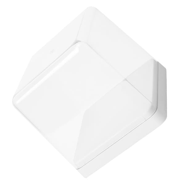 Figur Förvaringslåda Transparent Skydd Dammtät Stapelbar Figur Samlingsbox Vit
