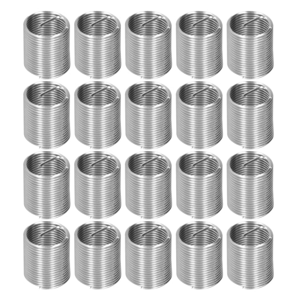 20 stk Gevindreparation M14 x 1,25 Spiral Circle Insert Reducer Møtrik Gevind Expand Socket Set2D