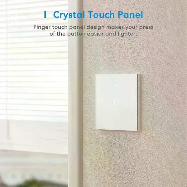 Meross HomeKit Smart Wi-Fi rullgardinstimer elektrisk motorgardinomkopplare EU/-version stödjer Alexa Google Assistant