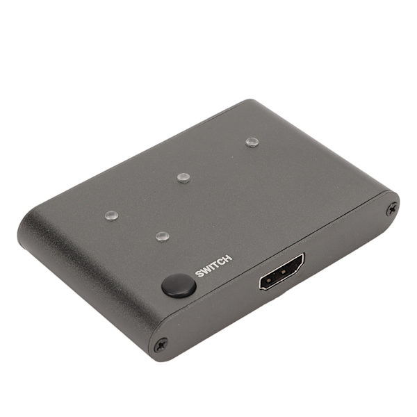 HD-multimediagrenseswitch 3-i-1-ut 3 Gbps-överföring 3-portars 4K-switcherdelare för datorer telefoner