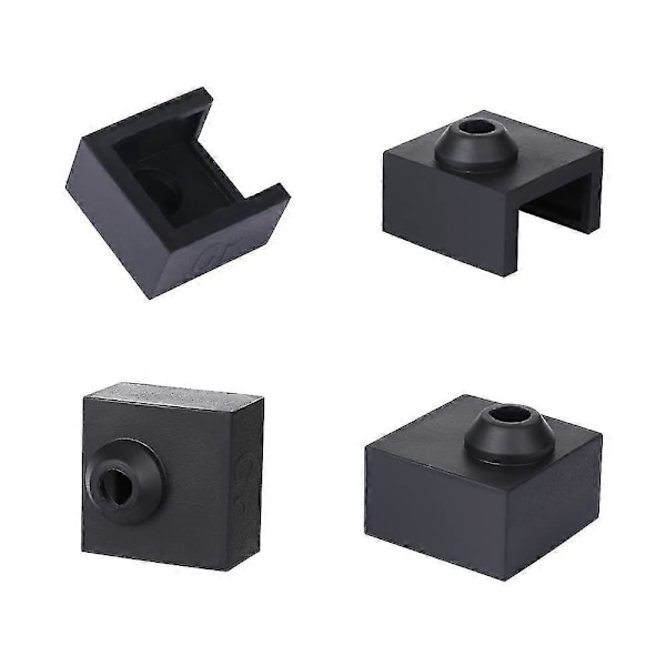 4st 3D-skrivare Hotend Silikonsocka Värmeblocks Silikonskydd För Ender 3/Ender 3 Pro/Ender 3 V2/Ender 5 Pro/CR-10 10S S4 S5 Zekai