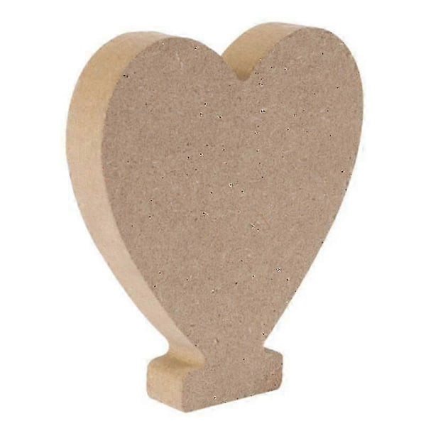 Nydelig Engelsk Bokstavformet Statuedekor Håndlaget Godt Utskåret MDF Statuemodell For Hjemmet - zzy Hjerte