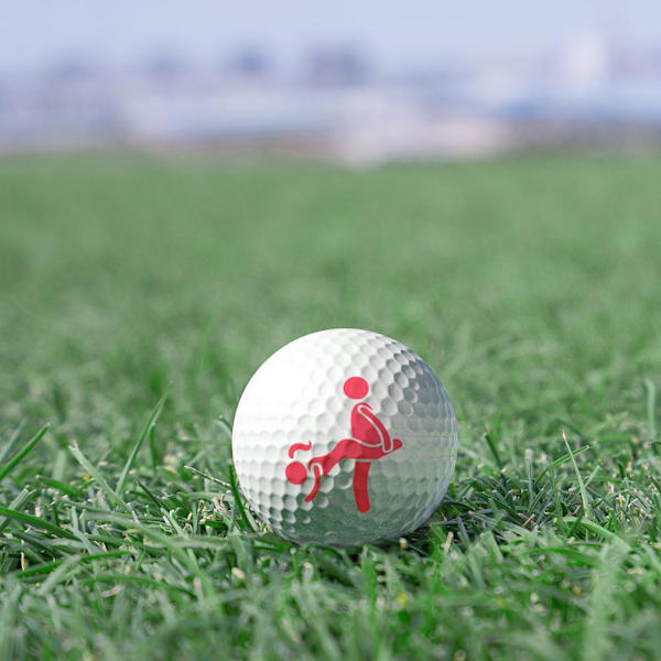 Golfmarkörlåda Multipurpose Humor Signal DIY Golflinjeskrivare för Golftillbehör