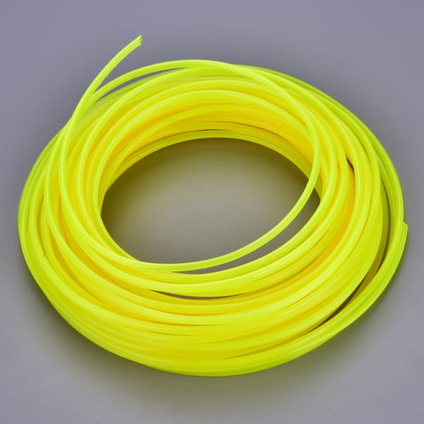Rund Trimmerline for Gressklipper Krattkutter Gressklipper Trimmer Gul 3.0mm*15m