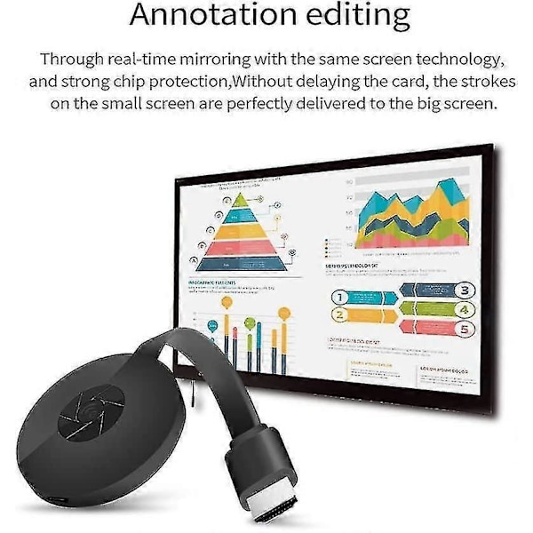 Android Streaming Stick - Cast til TV-en din i HD - Stream YouTube, Netflix Niuniu