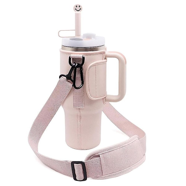 Neopren Vattenflaskhållare Sleeve 2-pack Bärbar Dryckesbärare