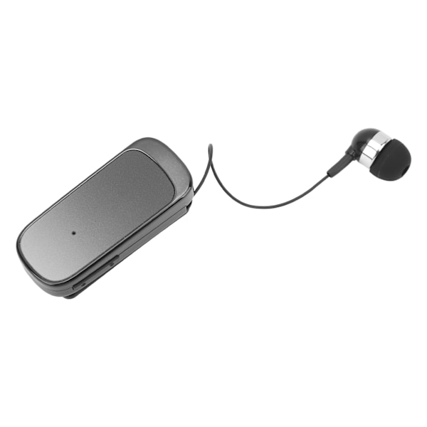 Retractable langattomat kuulokkeet Bluetooth 5.2 -kuulokkeet, korvaklipsi, mukava kuuloke ulkoiluun, urheiluun, ajamiseen, gradientti, musta