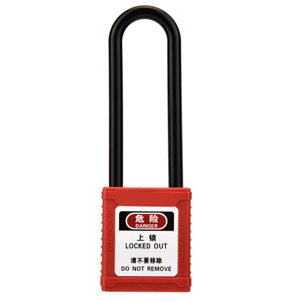 Isolerat industriellt säkerhetshänglås för lockout-tag-out-isolering