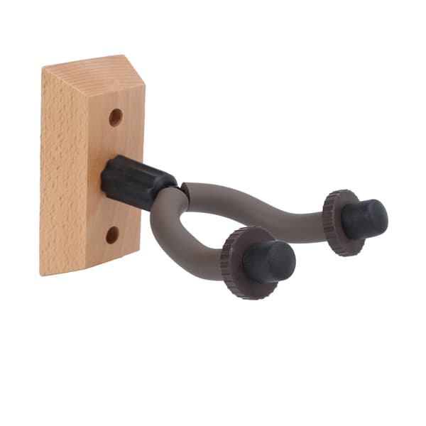 2 stk gitarveggfesteholder krokholder stativ solid trebunn for elektrisk ukulelebass