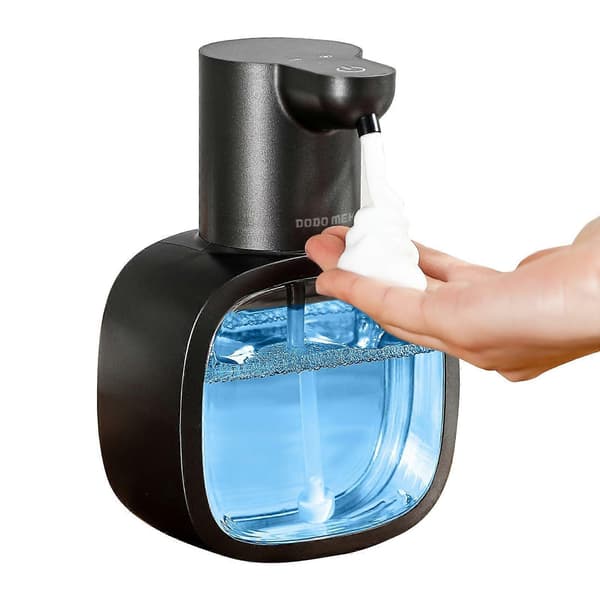Automatic Foam Soap Dispenser, Wall-Mounted Touchless Induction Electric Hand Wash Liquid Dispenser with USB Charging for Bathroom Kitchen P4D-Liquid Dispenser