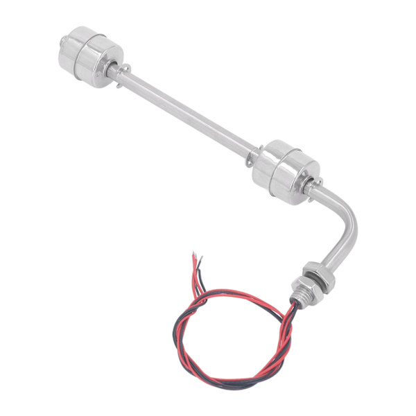 Vandstandssensor Rustfrit Stål Flydekontakt Controller til Poolpumpe Akvarium Dam AC DC 0~110V Længde 200mm