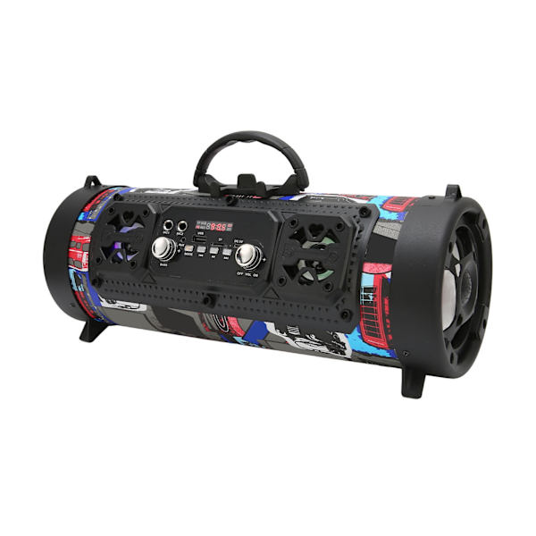 Bluetooth -kaiuttimet Graffiti RGB Langaton kaiutin ääniliitännällä subwooferilla kotijuhliin ulkona retkeilyyn