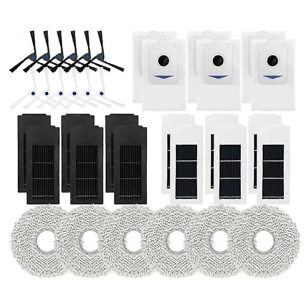 For Deebot X2 / X2 Omni / X2 Pro Robot Støvsuger Sidebørste Hepa Filter Støvpose Moppekluter Ac