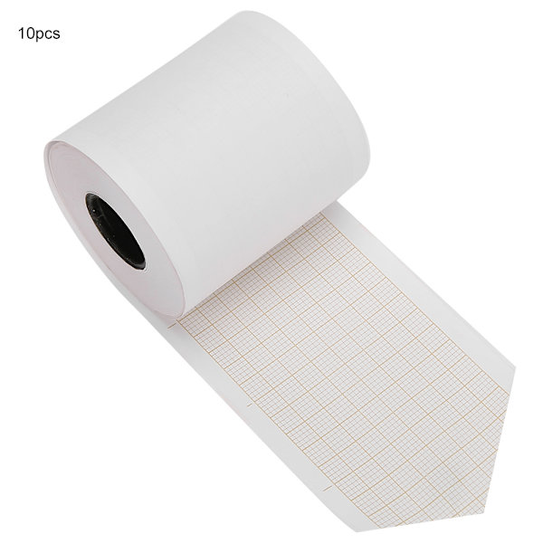 10 kpl thermal elektrokardiografikonetulostuspiirustuspaperi 50mm x 20m