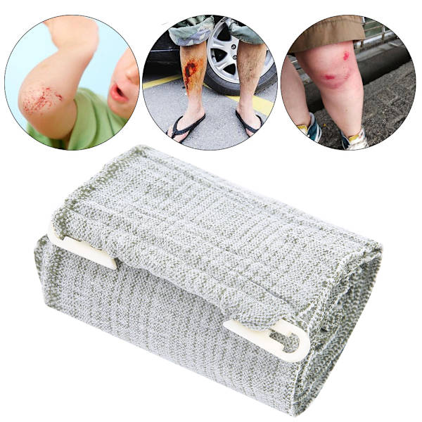 Outdoor Emergency Aid Elastinen side Urheiluhaavojen verenvuodon hoito Sidekääre 4 tuumaa