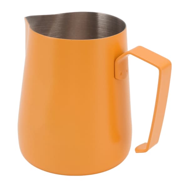450 ml mælkeskummerkande 304 rustfrit stål dampkande mælkeskummerkande til kaffebar hjemme orange