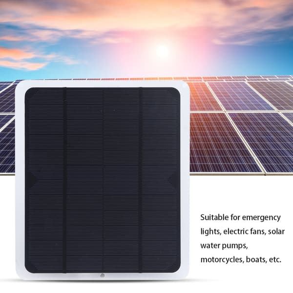 10W monokristallin kisel solpanel batteripanel solcellspaneler för USB liten fläkt