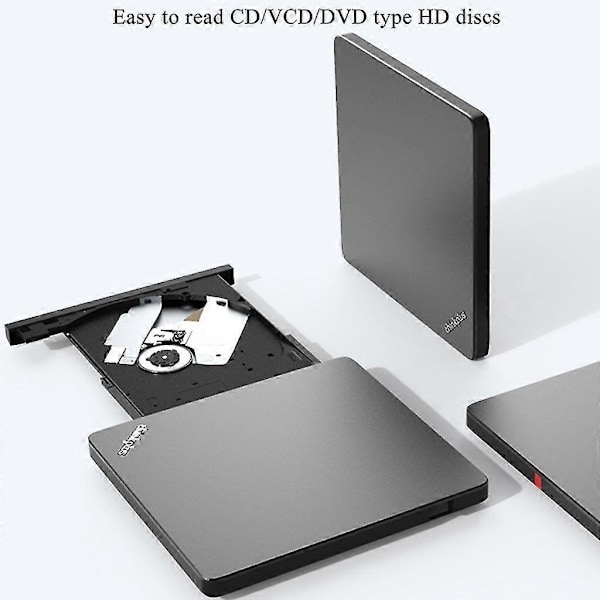 Erittäin ohut Design Type-c USB Ulkoinen CD DVD-poltin DVD-RW Plug And Plays
