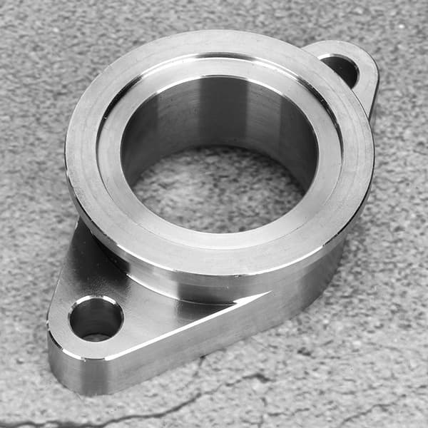 SS304 rustfritt stål 1,5 tommer 2-bolts til MVS VBand Wastegate-adapterflens