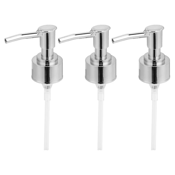 Parfymflaska Pump Schampo och Balsamflaska Munstycke för Tvål Lotion Massageolja Flaska Silver