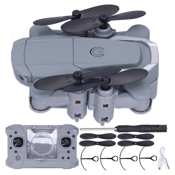 Mini 2.4G Drönare Höjdhållning Fällbar 4-Axlig RC Quadcopter Leksak med Fjärrkontroll Utan Kamera