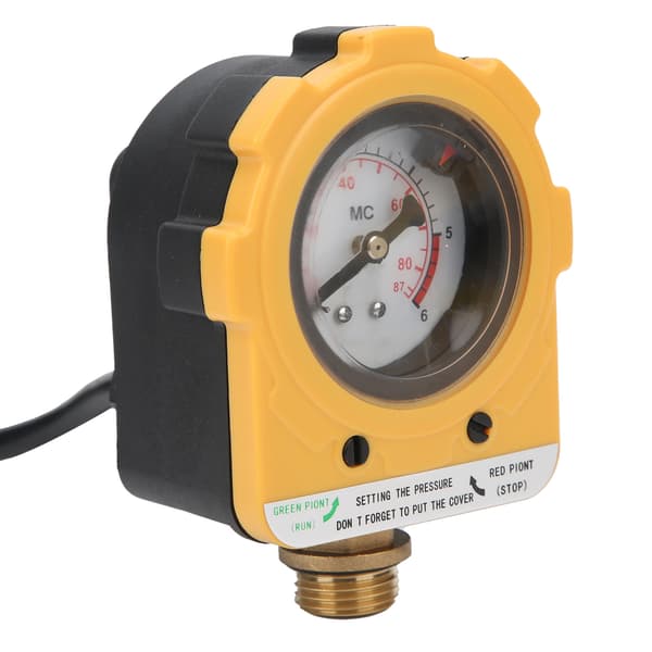 Vannpumpe Trykkregulator Automatisk Elektronisk Justerbar Bryter E06‑1500 30AEU Plugg AC220V