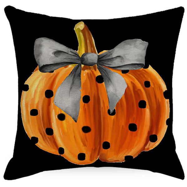 Halloween-tyynynpäälliset, 4 kpl - Musta, 18x18, Sisä- ja ulkokäyttöön sopiva koristetyynynpäällinen kotiin, sohvalle