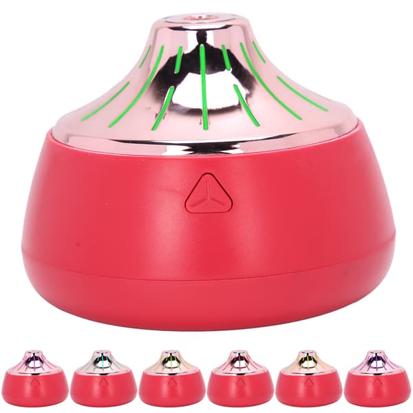 200 ml luftfukter USB-lading aromaterapi diffuser skrivebordslys mini tåkeprodusent (rød rosegull)