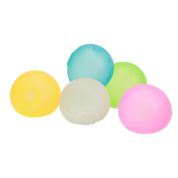 Okrossbara sockerkulor för stress relief - 5 st, TPR-material, klämleksak för pojkar, flickor och vuxna (4 cm/1,6 tum)