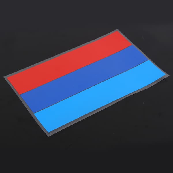 3 stk 25X5cm Grillklistremerke for E30 E36 E39 E46 E60 E65 Z3 Z4 E90 E91 E92 Biltilbehør