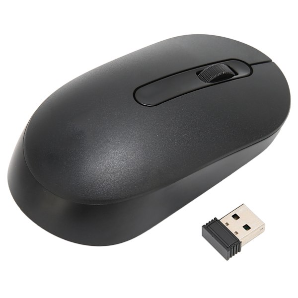 2.4G trådlös mus knapp för ljudlös vänster höger symmetrisk ergonomisk spelmus med USB-gränssnitt för Windows för Linux
