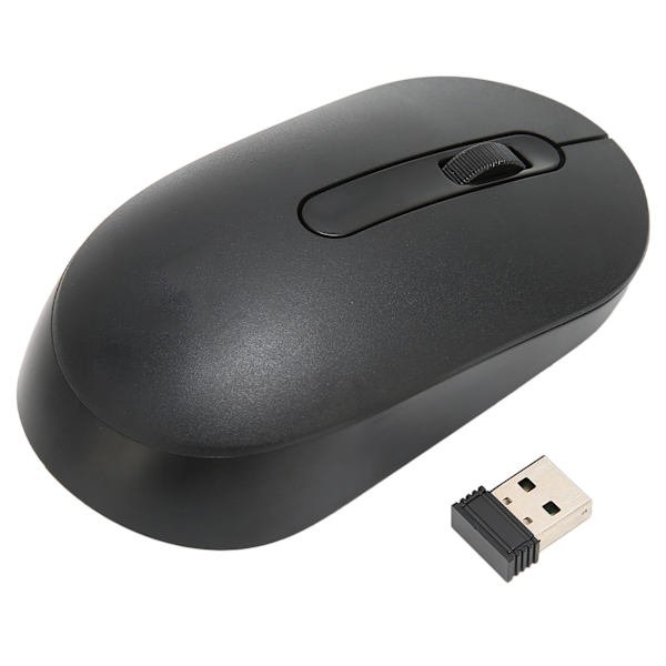 2.4G trådløs mus med lydløs knap, venstre og højre symmetrisk ergonomisk gamingmus med USB-interface til Windows og Linux