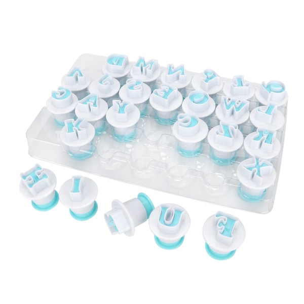 26PCS Letter - Form DIY Kex Form Cookie Form Cutter Fondant Cutter (versal)