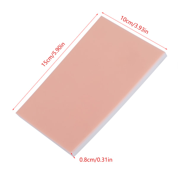 DIY stempeludskæringsblok Pink White