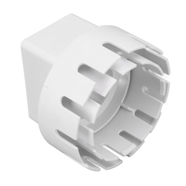 Rännavloppsrör Adapter Plast Avloppsrör Adapter Ersättning Fallrör Konverter Koppling Med Skruvar Vit S 2x3in