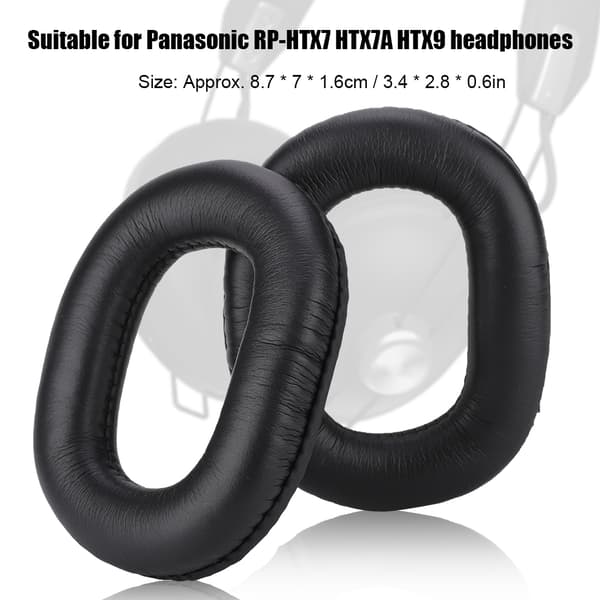 Udskiftnings ørepuder Svampepude Headset Cover Passer til Panasonic Rp hTX7 HTX7A HTX9