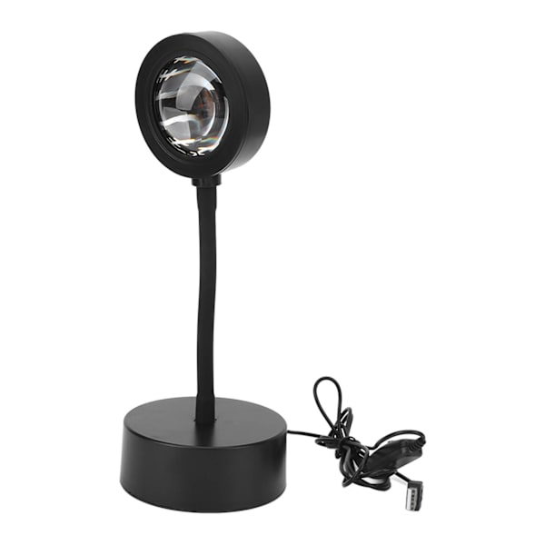 Auringonlaskulamppuprojektori RGB 5W LED USB Hyvän läpinäkyvyyden joustava putki auringonlaskuprojektori kotibileiden lämpimään valoon