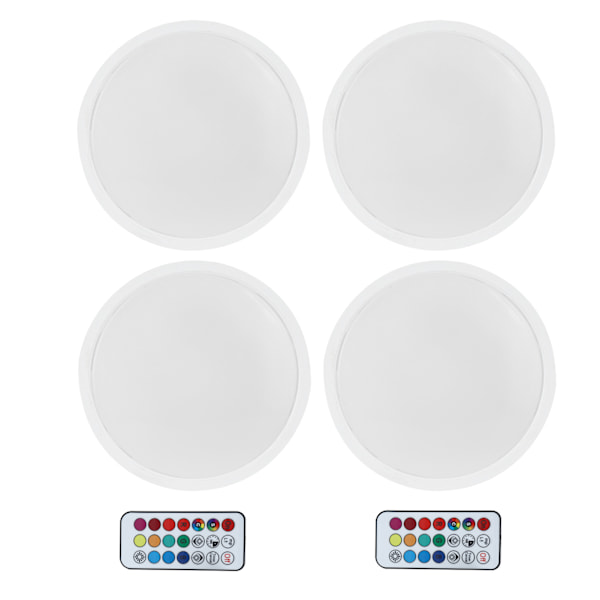 3W RGB-färgförändrande LED-spotlight med fjärrkontroll för sovrum, korridor, hotell, bar 85265V (GU10 RVB blanc chaud)