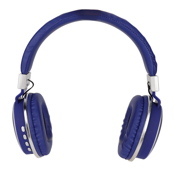 LX‑510BT Bluetooth-headset, sammenleggbar plugg i komfortable skinnørekopper musikkhodetelefoner for PC-telefon blå