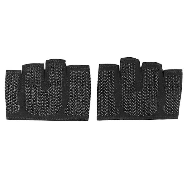 Gymhandskar Andningsbara Bekväma Träningshandskar Halkskydd Design Halvfinger Sportstillbehör